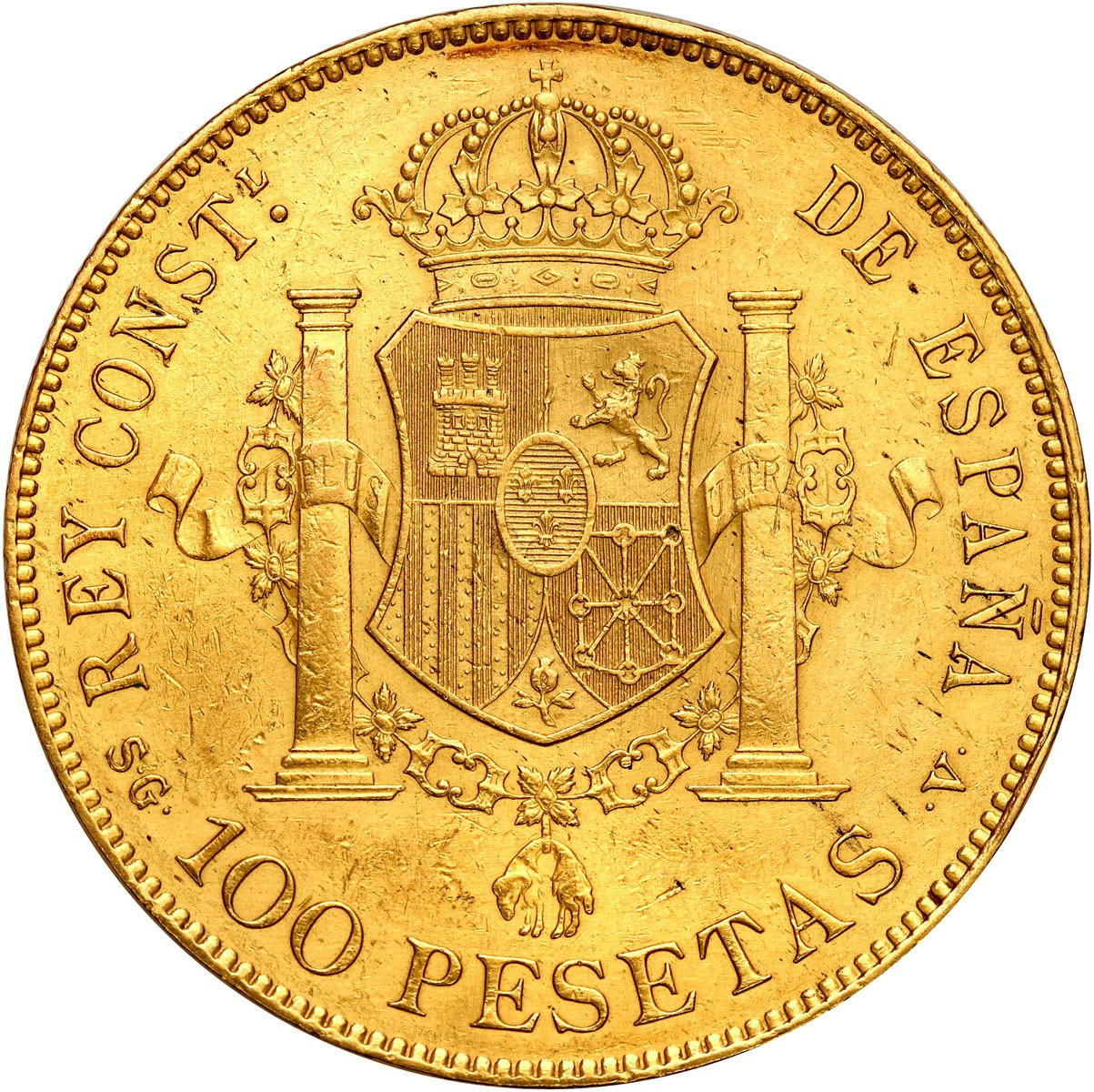 Hiszpania 100 Pesetas 1897 Alfonso XIII